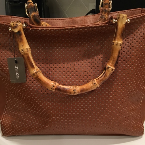 Chico's Handbags - Chico’s Faux Leather Handbag/Tote